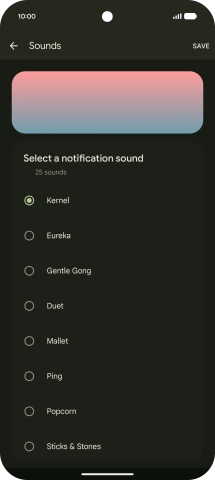 Press the required message tones to hear them.