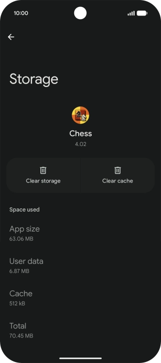 Press Clear cache. Press Clear cache.