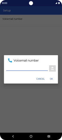 Key in +447836121121 and press OK.