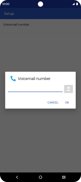 Key in +447836121121 and press OK.