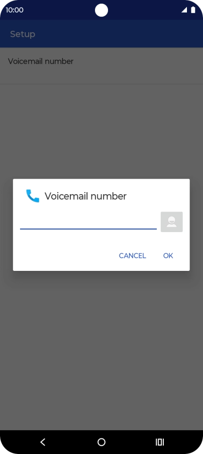 Key in +447836121121 and press OK.