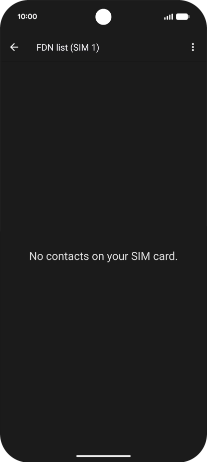 Press the menu icon. Press the menu icon.