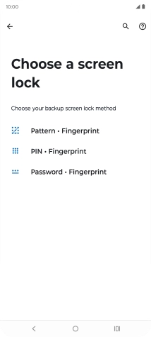 Press the required phone lock code. Press the required phone lock code.