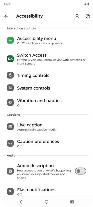Press the required category below 
