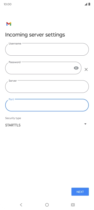 Press the drop down list below 
