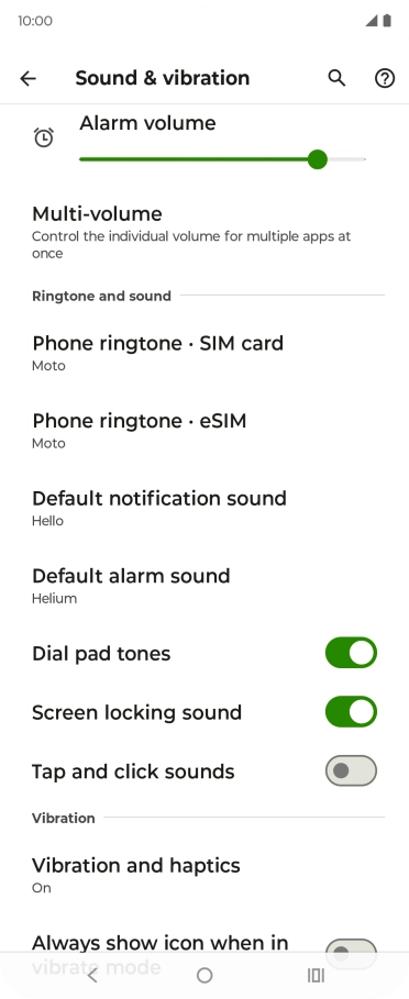 Press Phone ringtone.