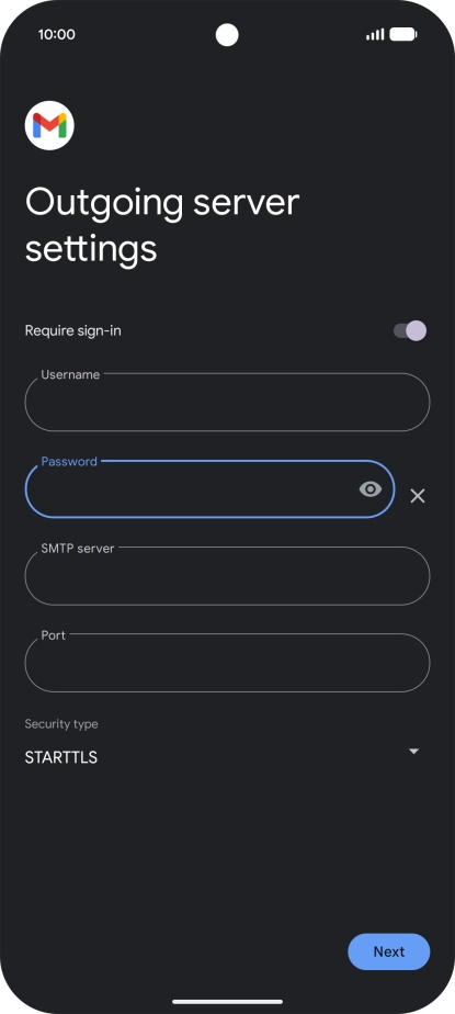 Press the field below Press the field below