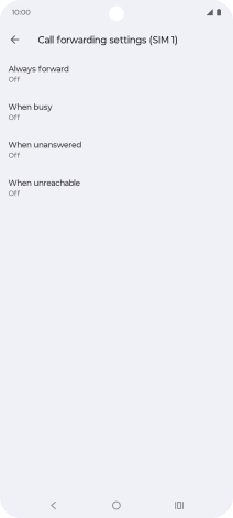 Press the Home key to return to the home screen.