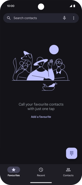 Press the menu icon. Press the menu icon.