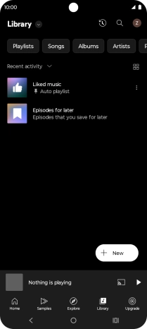 Press the drop down list.