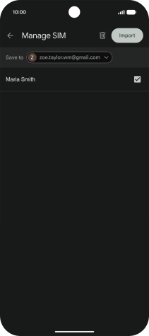 Press the drop down list next to 