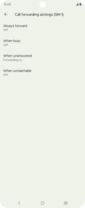 Press the Home key to return to the home screen.