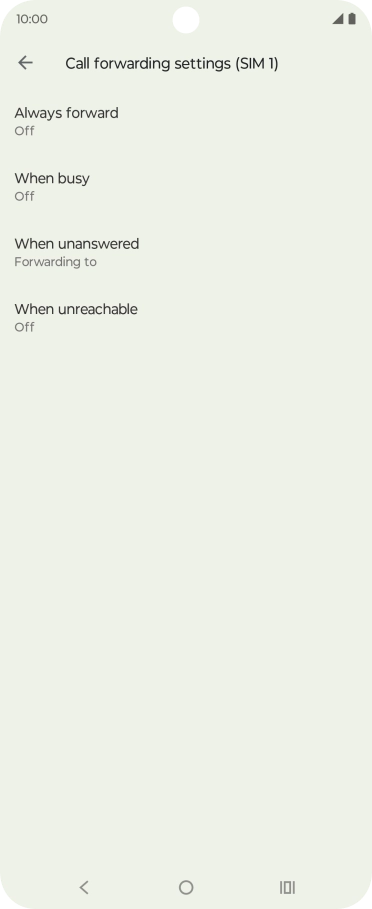 Press the Home key to return to the home screen.