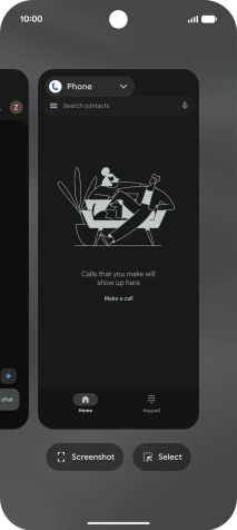 To end one running application, slide your finger upwards on the required application. To end one running application, slide your finger upwards on the required application.