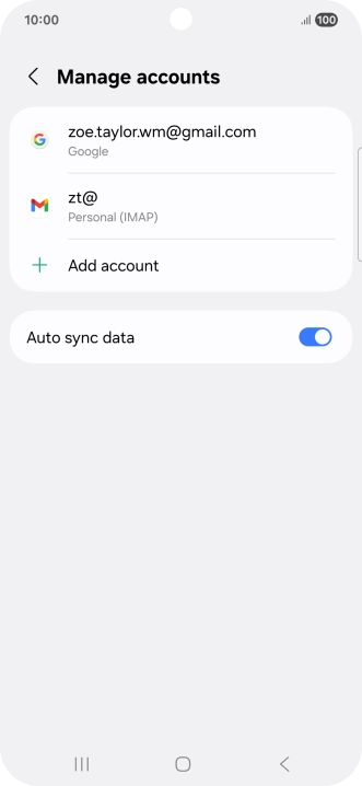 Press the Home key to return to the home screen.