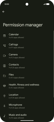 Press the required phone function. Press the required phone function.