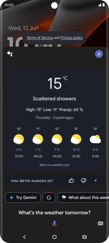 Wait, until this screen is displayed.