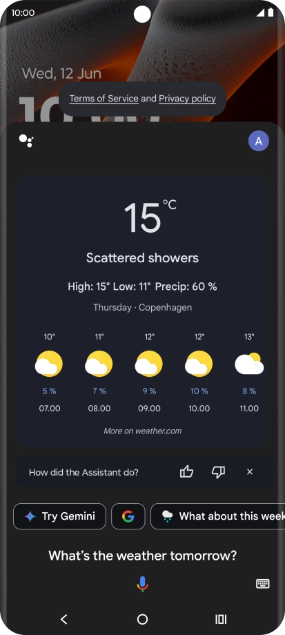 Wait, until this screen is displayed.