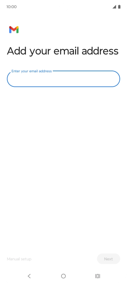 Press the field below 