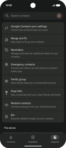 Press Merge and fix and follow the instructions on the screen.