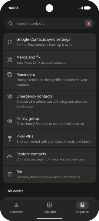 Press Merge and fix and follow the instructions on the screen.
