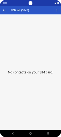 Press the menu icon.