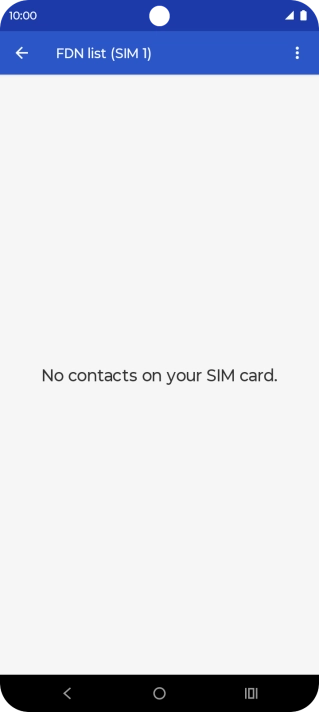 Press the menu icon.