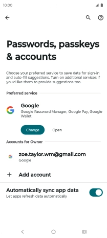 Press the Home key to return to the home screen.