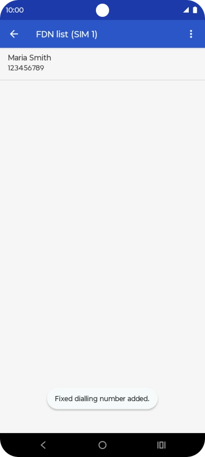 Press the Home key to return to the home screen.