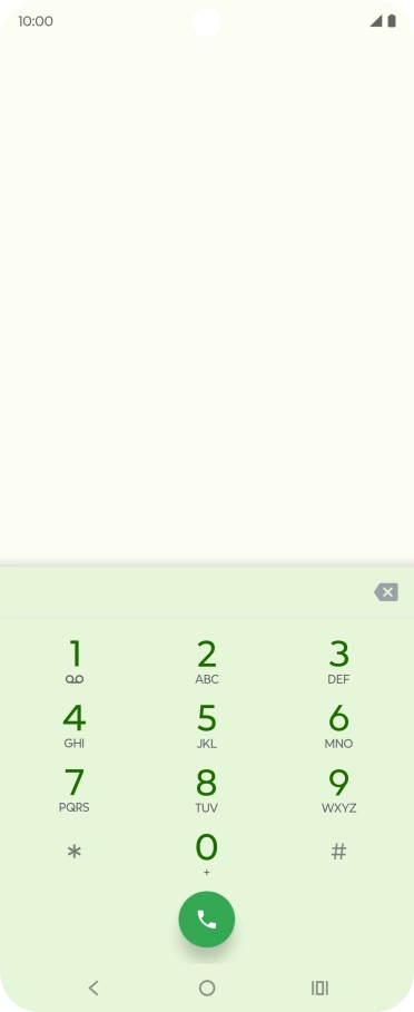 Press and hold number key 1 to call voicemail. Follow the instructions to listen to your messages.