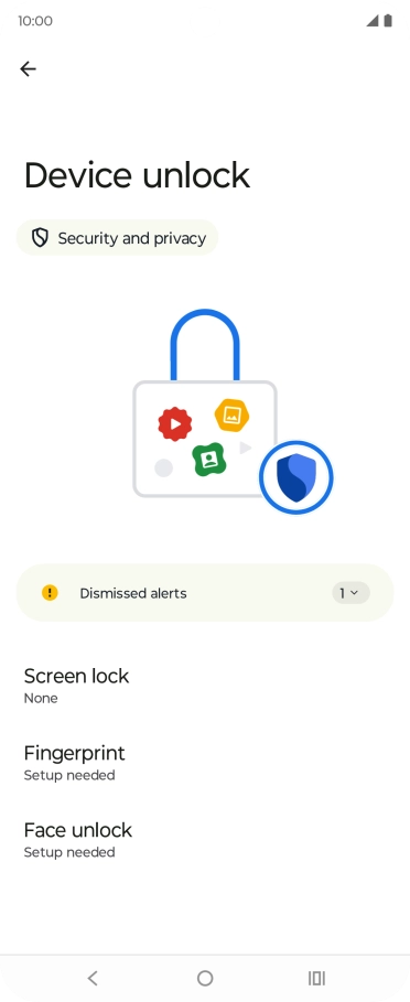 Press the Home key to return to the home screen.