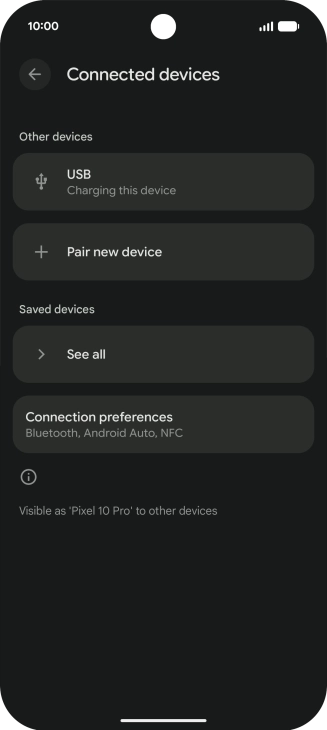 Press Pair new device. Press Pair new device.