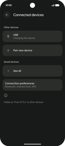 Press Pair new device. Press Pair new device.
