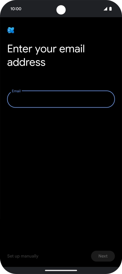 Press the field below 