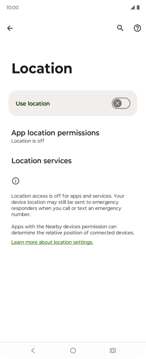 Press the indicator next to Press the indicator next to