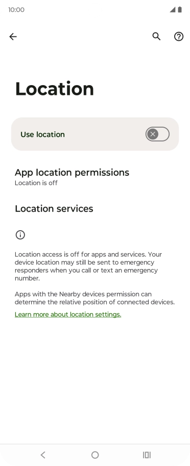Press the indicator next to Press the indicator next to