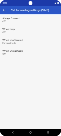 Press the Home key to return to the home screen.