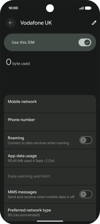 Slide your finger upwards starting from the bottom of the screen to return to the home screen.