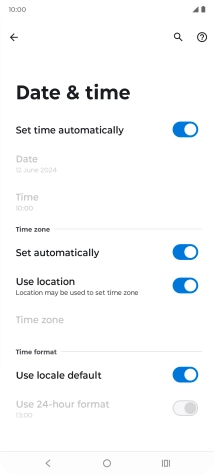 Press the Home key to return to the home screen. Press the Home key to return to the home screen.