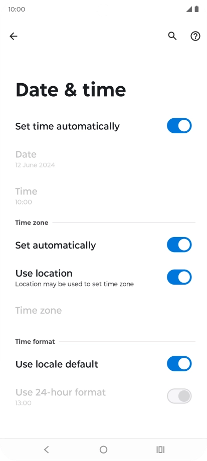 Press the Home key to return to the home screen. Press the Home key to return to the home screen.