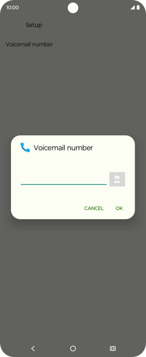 Key in +447836121121 and press OK.