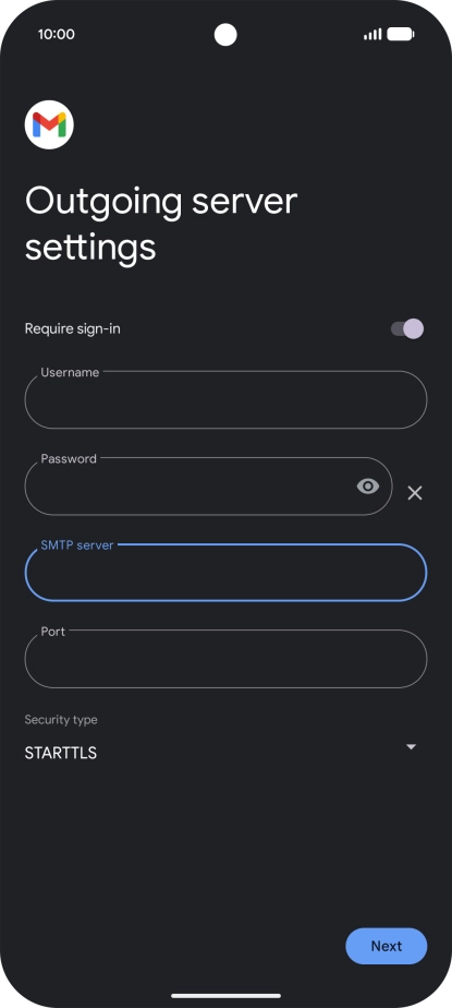 Press the field below Press the field below