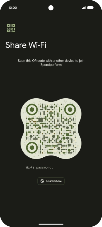 Place the QR code inside the camera frame on the other device to scan the code.