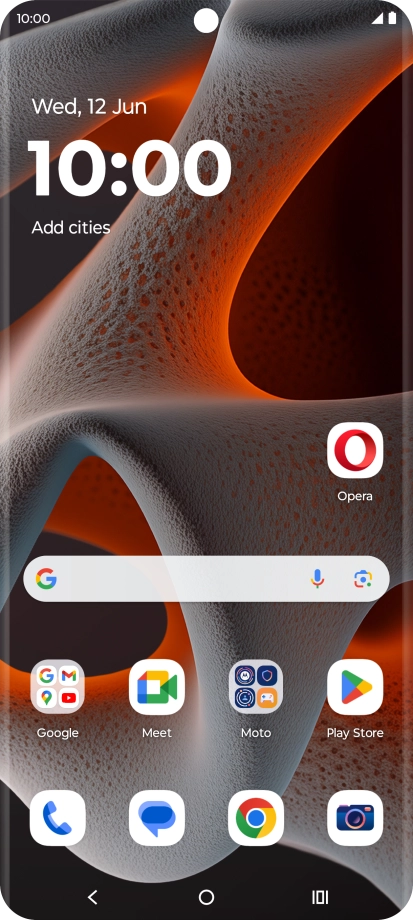Slide two fingers downwards starting from the top of the screen. Slide two fingers downwards starting from the top of the screen.