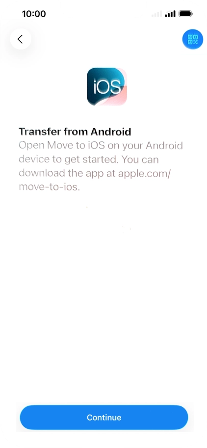 To transfer content to your phone, you need to install the app To transfer content to your phone, you need to install the app