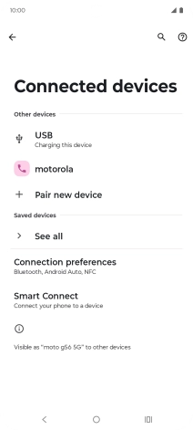Press the Home key to return to the home screen.