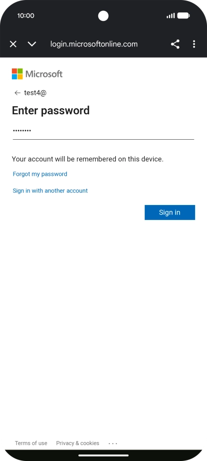 Press Sign in. Press Sign in.