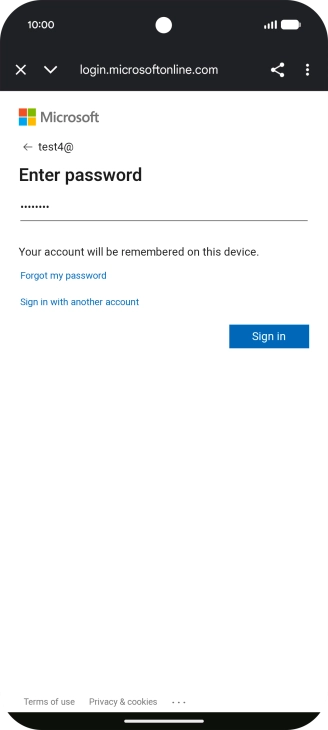 Press Sign in. Press Sign in.
