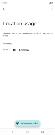 The total app activity for the selected phone function is displayed. The total app activity for the selected phone function is displayed.