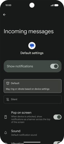 Press Sound and go to the required folder.